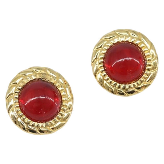 Chanel Vintage Round Clip-On Metal Product Image
