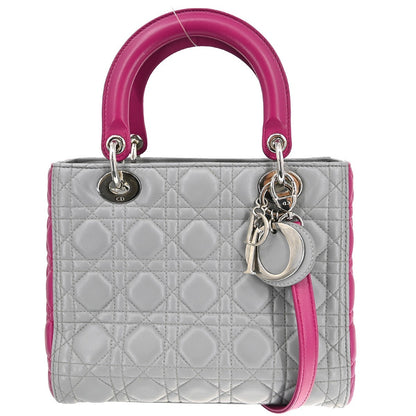 Christian Dior Lady Dior Cannage Quilt Lambskin Nano