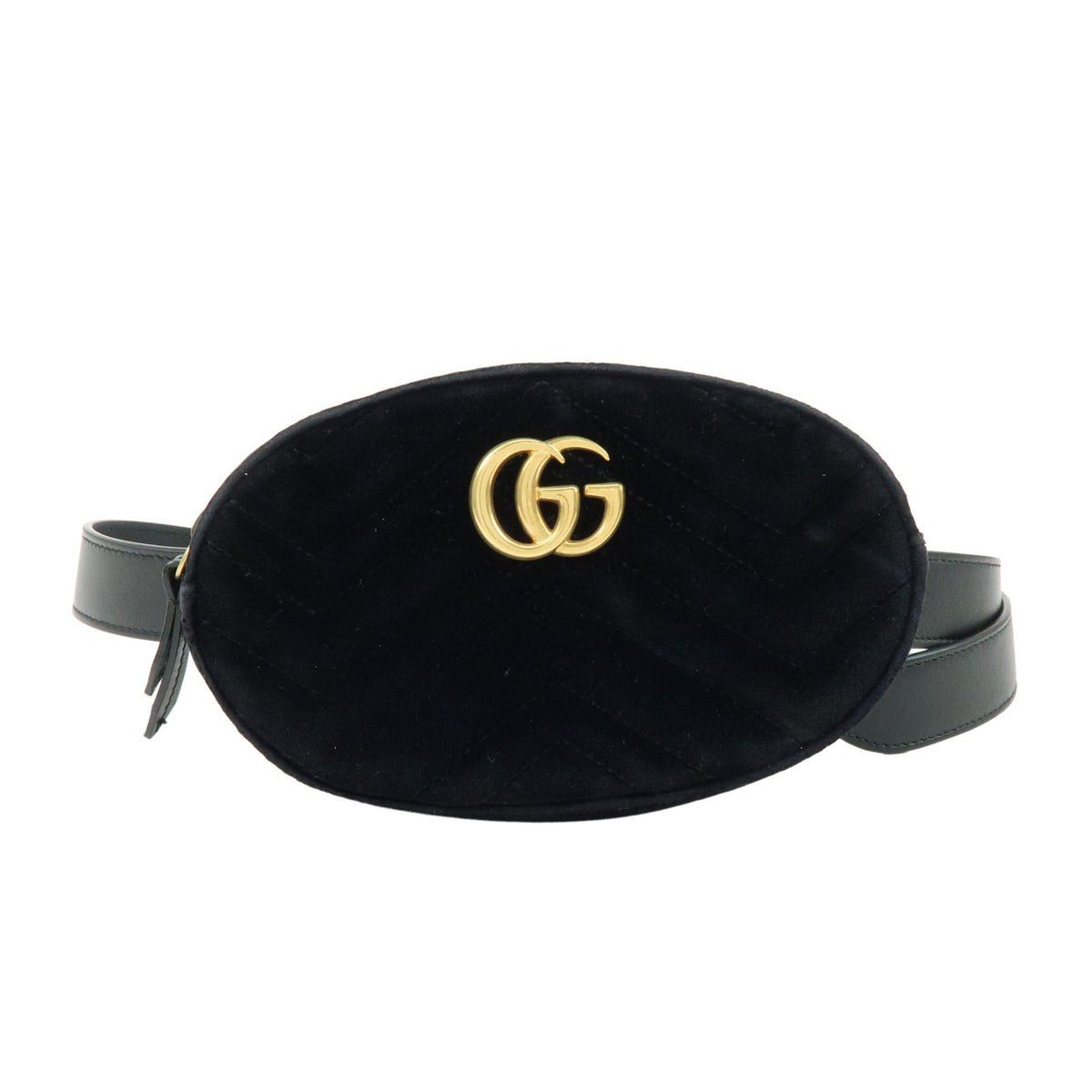 Gucci GG Marmont Belt Embellished Matelasse Velvet Product Image