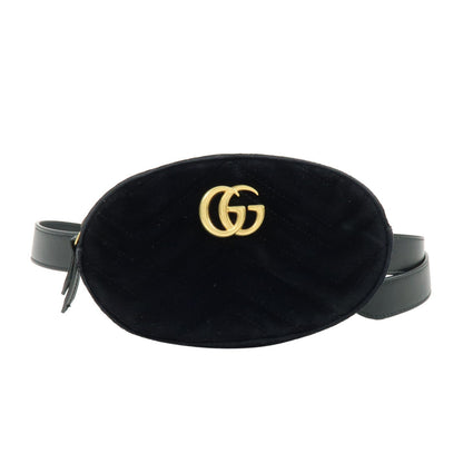 Gucci GG Marmont Belt Embellished Matelasse Velvet Product Image