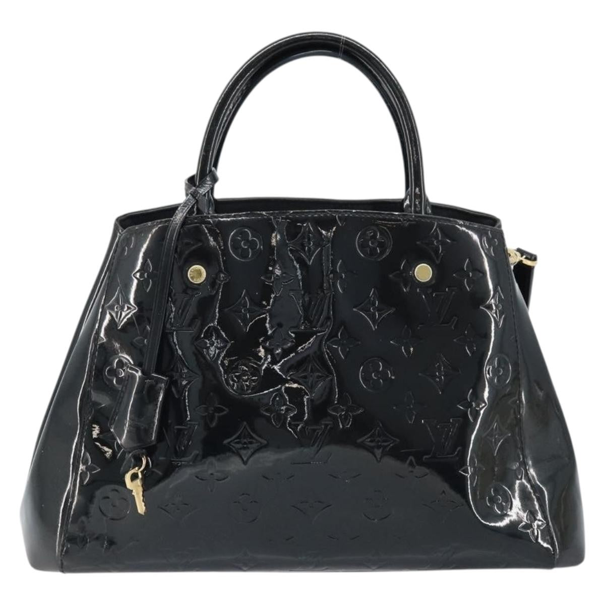 Louis Vuitton Montaigne Handbag Monogram Vernis MM