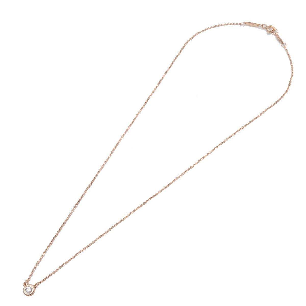 Tiffany & Co. Elsa Peretti Diamonds By The Yard Pendant 18K Rose Gold with Diamond Product Image