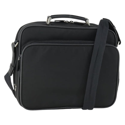 Prada Convertible Front Pocket Briefcase Tessuto with Saffiano Leather Product Image