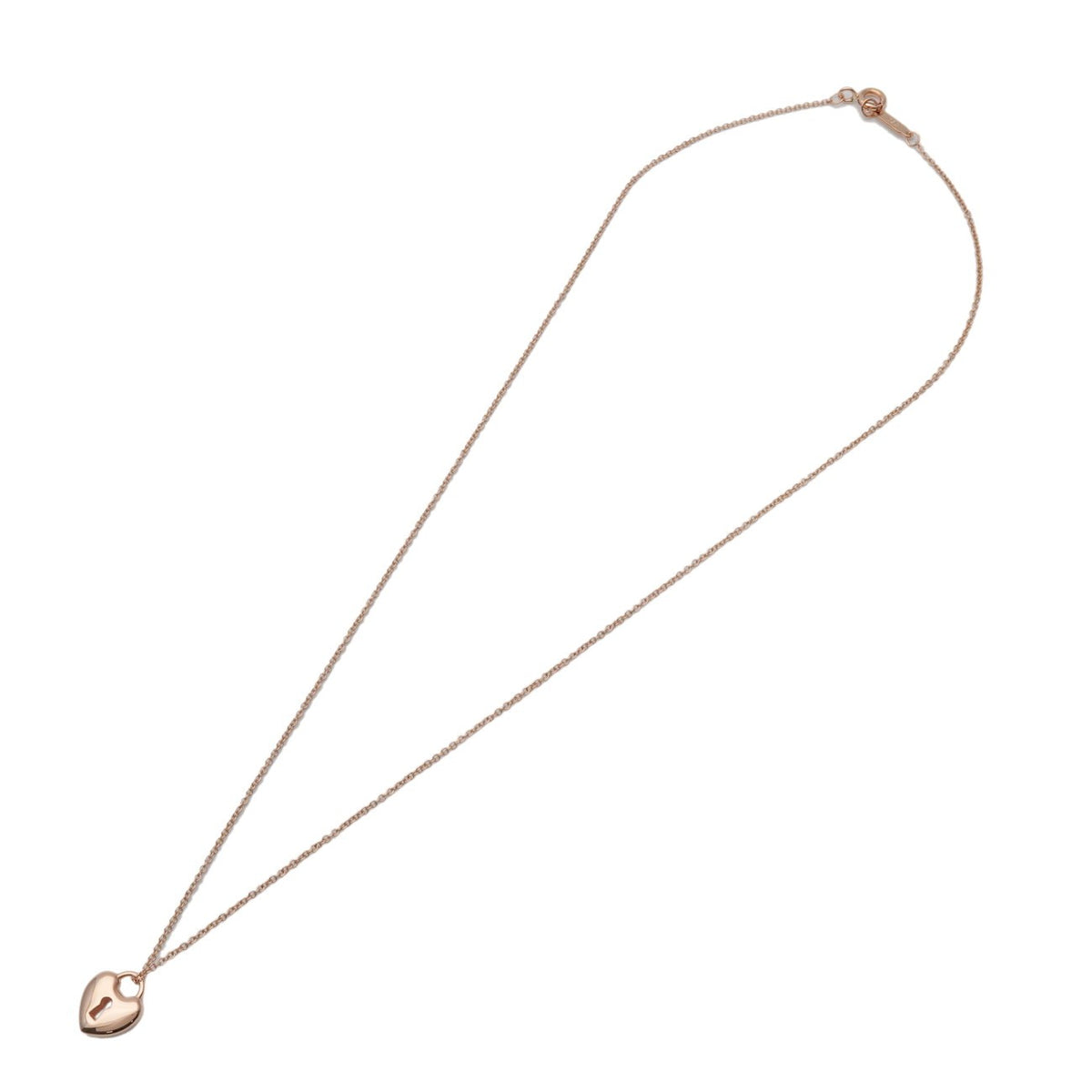 Tiffany & Co. Heart Lock Pendant 18K Rose Gold Product Image