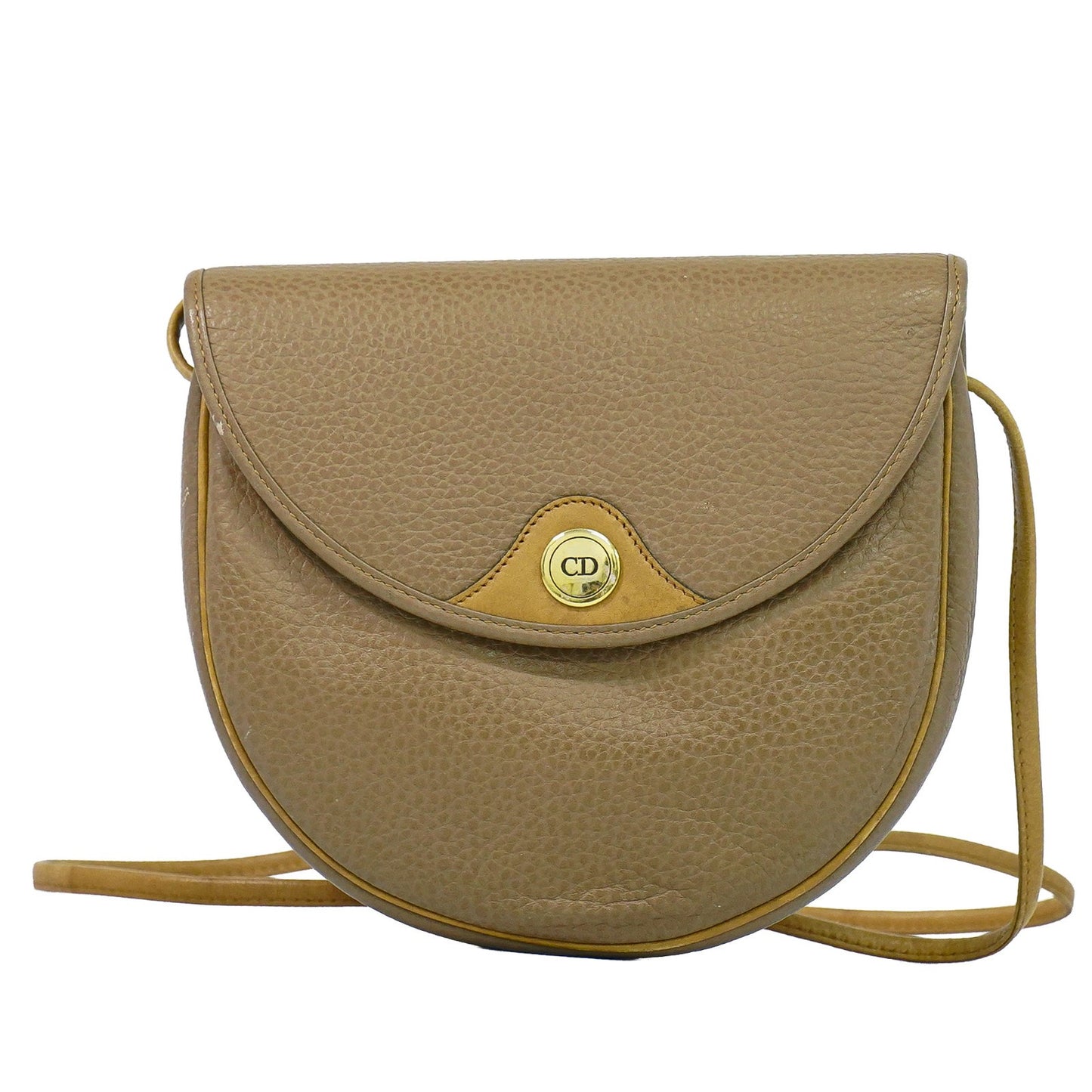 Christian Dior Vintage CD Flap Leather Medium