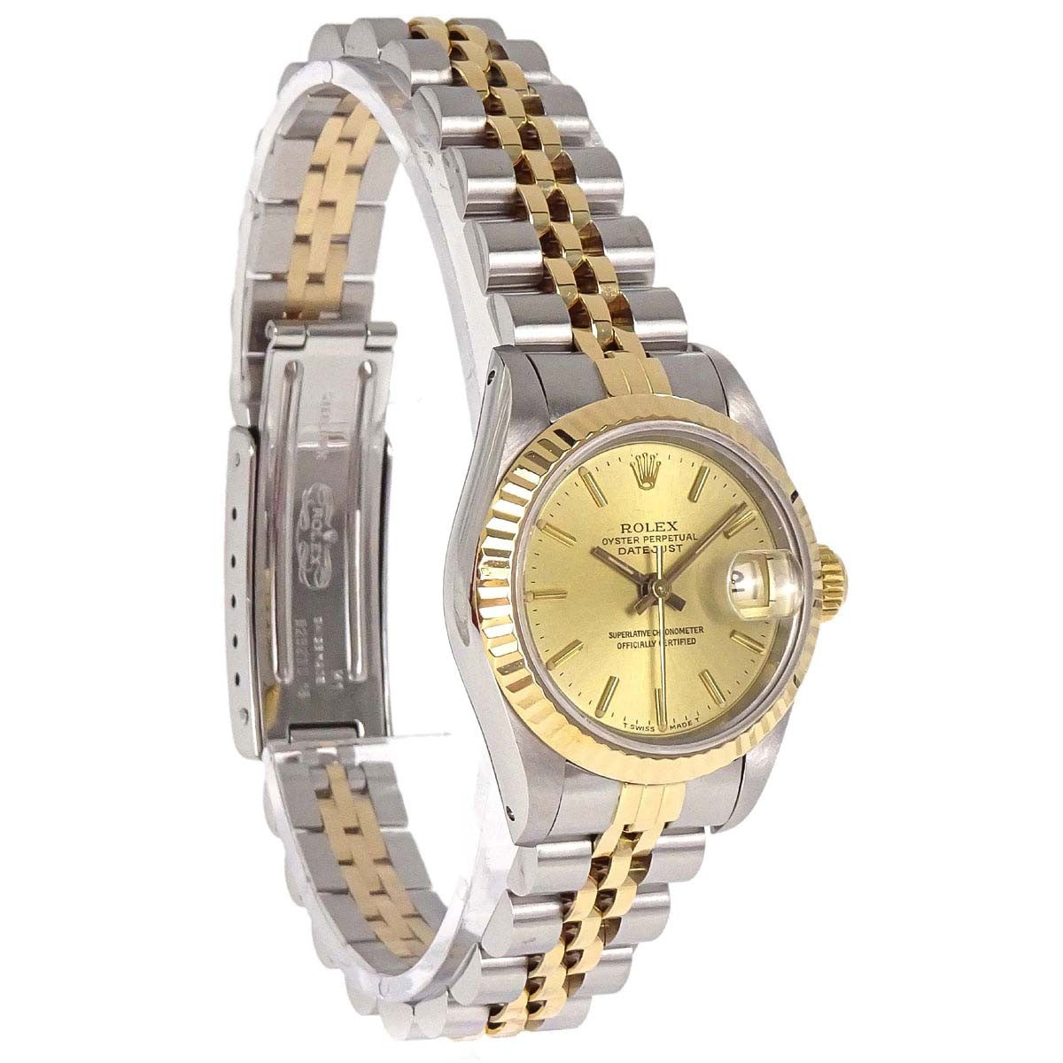 Rolex Oyster Perpetual Datejust Automatic Stainless Steel and Yellow Gold 26
