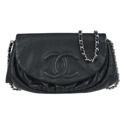 Chanel Timeless Half Moon Flap Caviar Medium