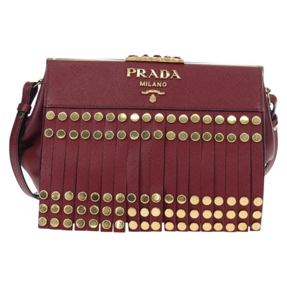 Prada Idol Studded Fringe Saffiano Leather Product Image