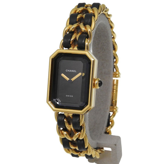 Chanel Premiere Rock Quartz Plated Metal and Leather 20