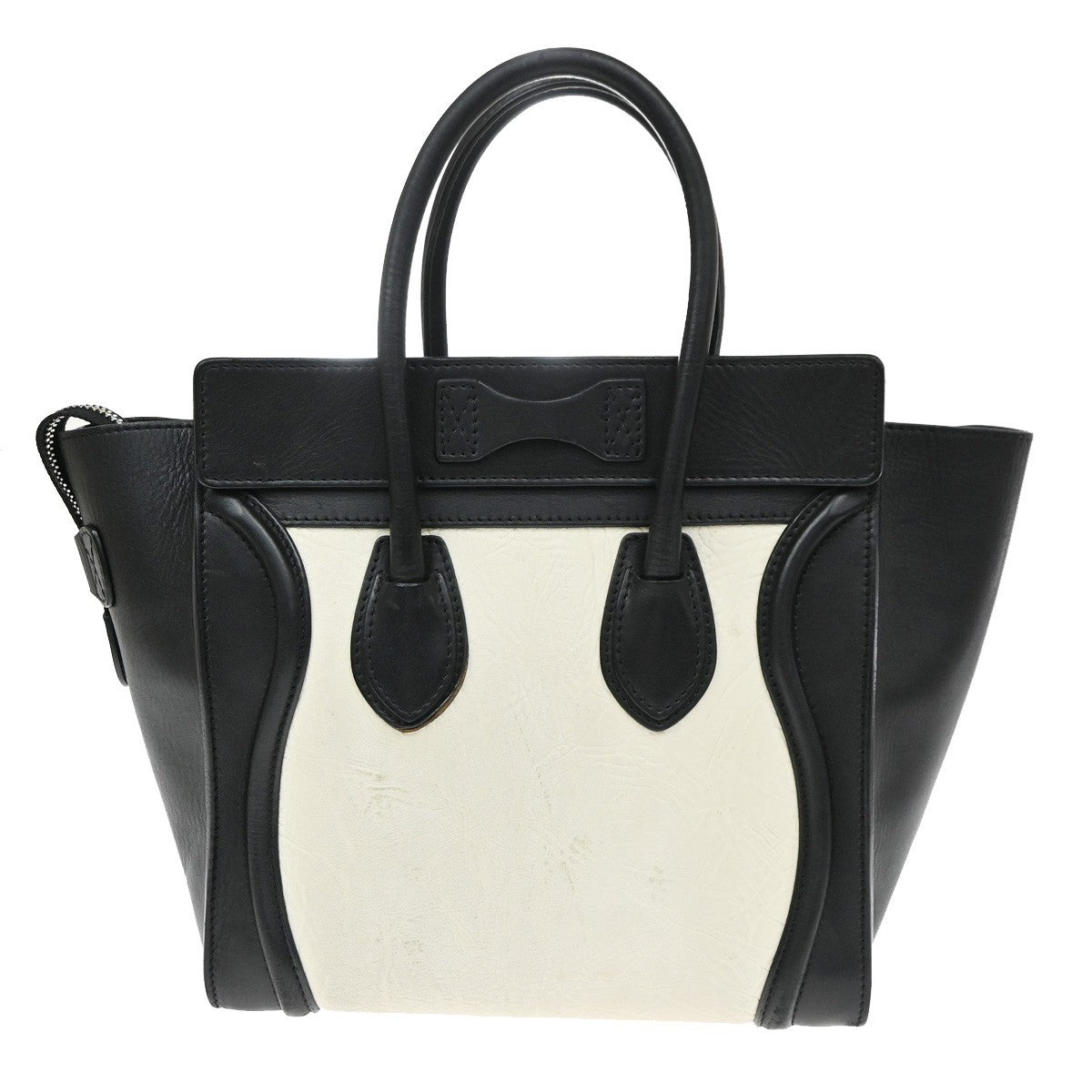 Celine Bicolor Luggage Leather Micro