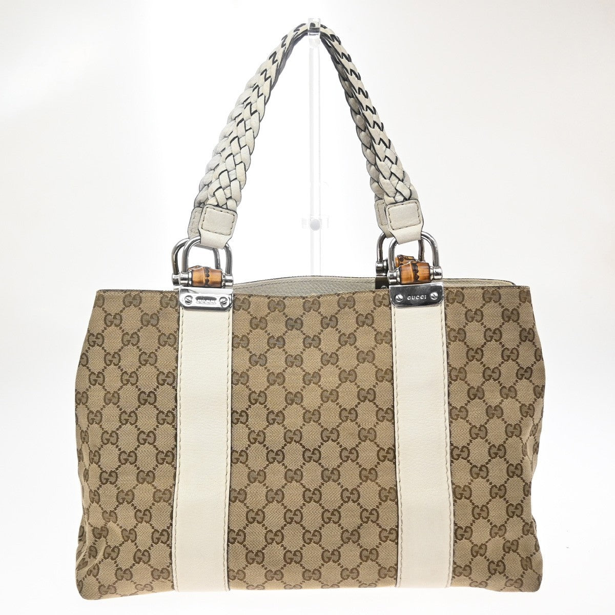 Gucci Bamboo Bar GG Canvas Large