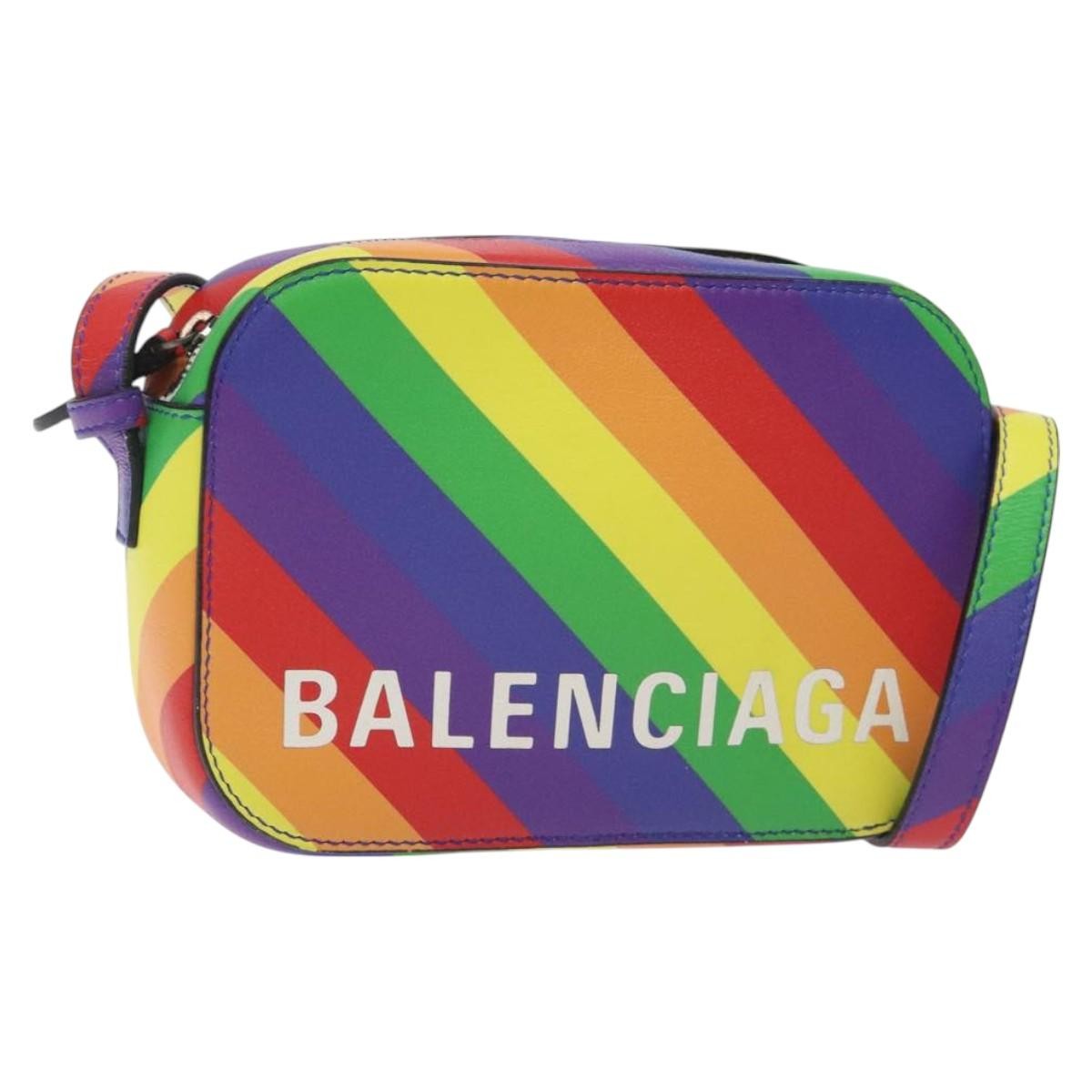 Balenciaga Everyday Camera Bag Printed Leather Small