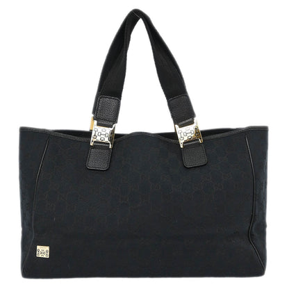 Gucci Web Handle Buckle Tote GG Canvas Large