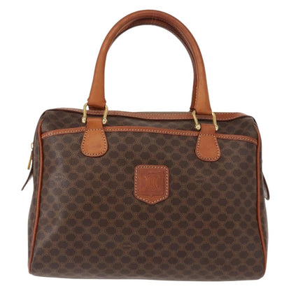 Celine Vintage Macadam Handbag Canvas and Leather Product Image