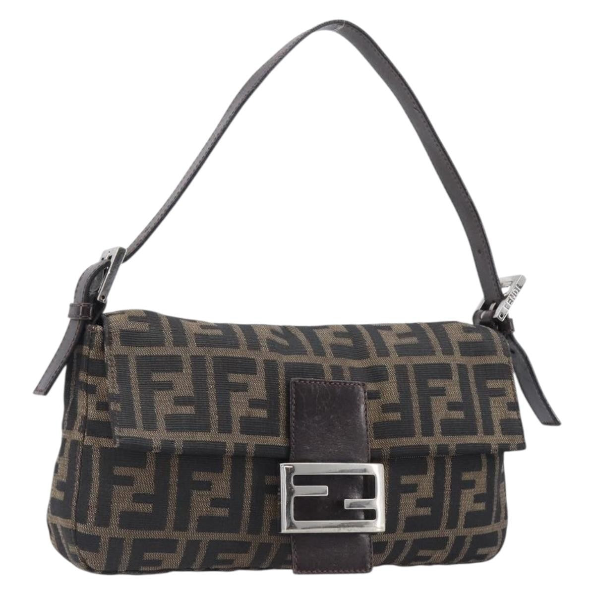 Fendi Mamma Baguette Zucca Jacquard Velvet Medium