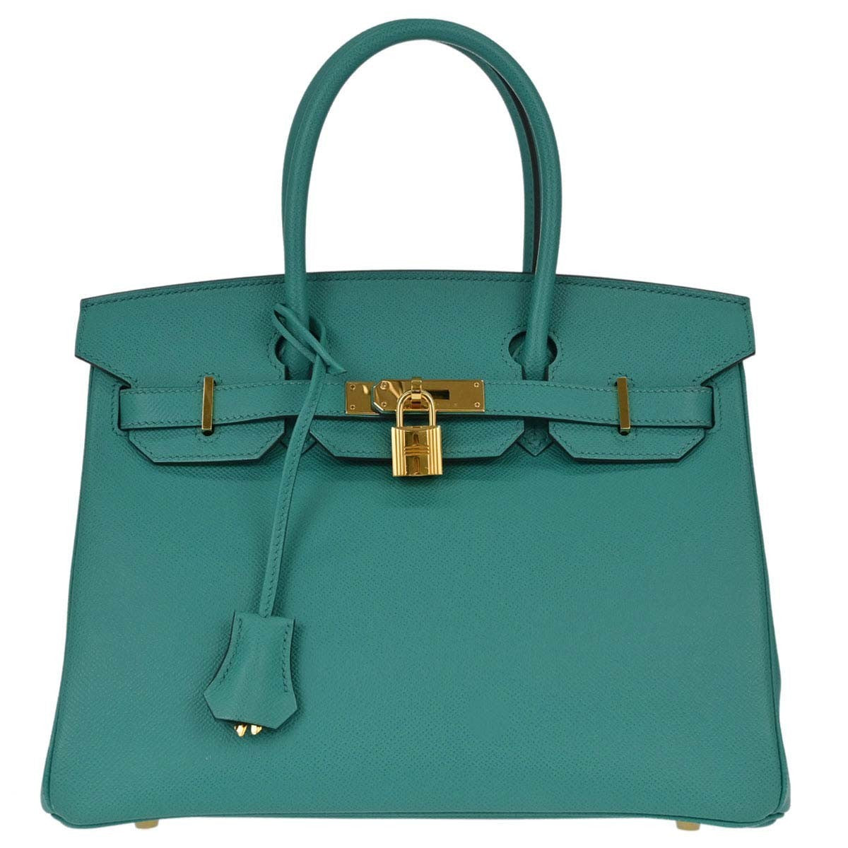 Hermes Birkin Green Epsom with Gold Hardware 30