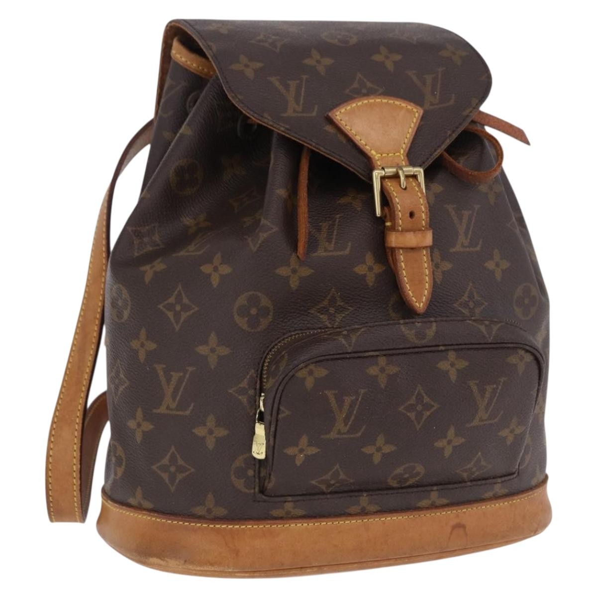 Louis Vuitton Vintage Montsouris Monogram Canvas MM