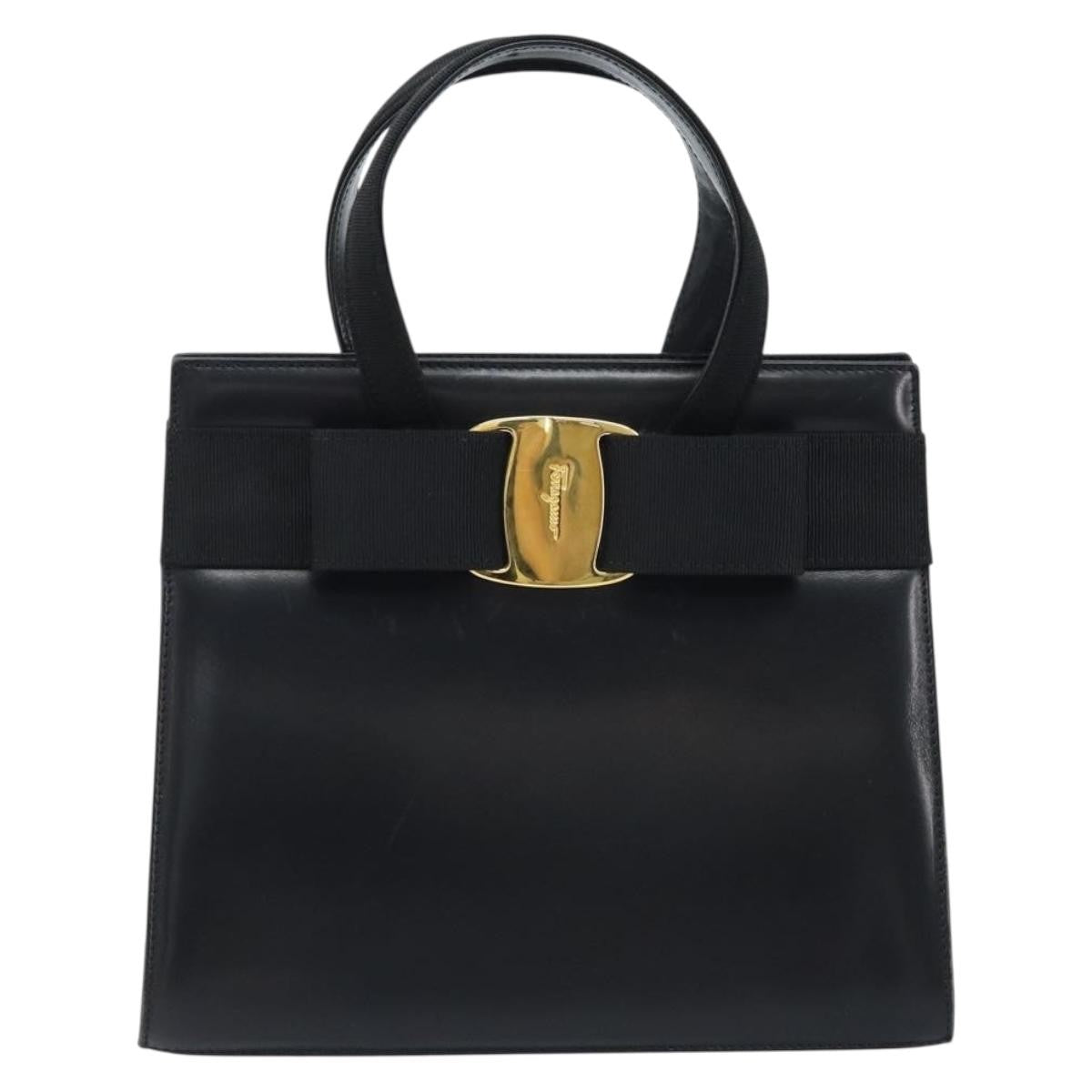 Salvatore Ferragamo Convertible Vara Bow Tote Leather Small