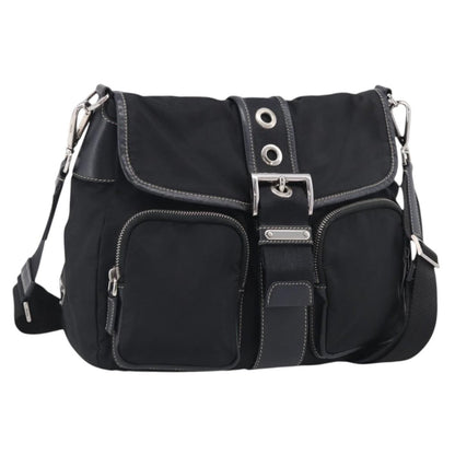Prada Double Pocket Messenger Tessuto Medium