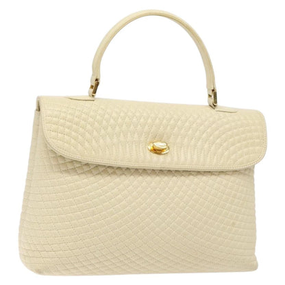 Bally Vintage Flap Handbag Quilted Leather Product Image