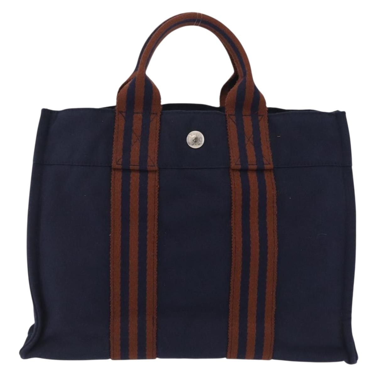 Hermes Fourre Tout Toile PM