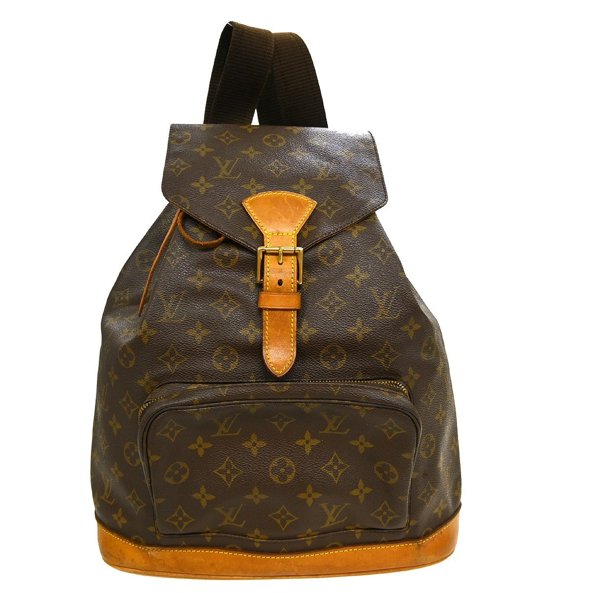 Louis Vuitton Vintage Montsouris Backpack Monogram Canvas GM