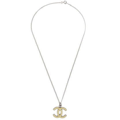 Chanel CC Logo Pendant Necklace Metal Product Image