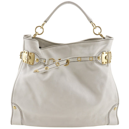 Miu Miu Madras Shoulder Leather Product Image