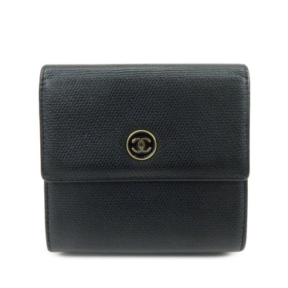 Chanel CC Button Coin Purse Leather Product Image