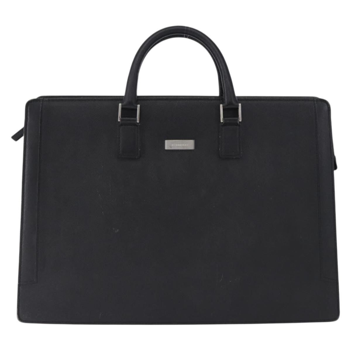 Burberry BUSINESS BLACK LEATHER large