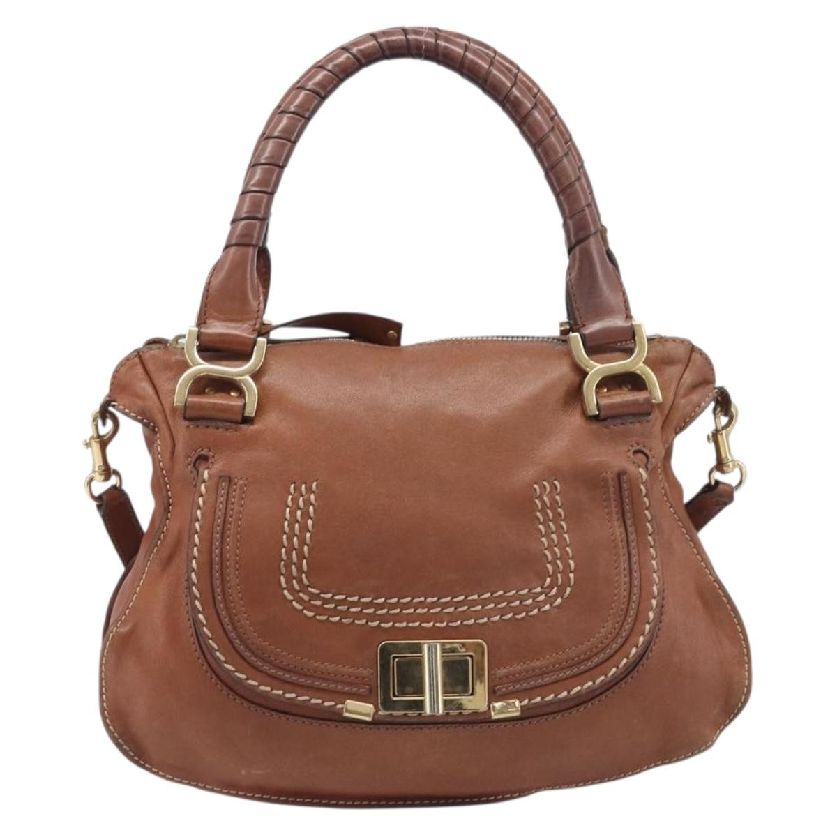 Chloe Marcie Satchel Leather Medium