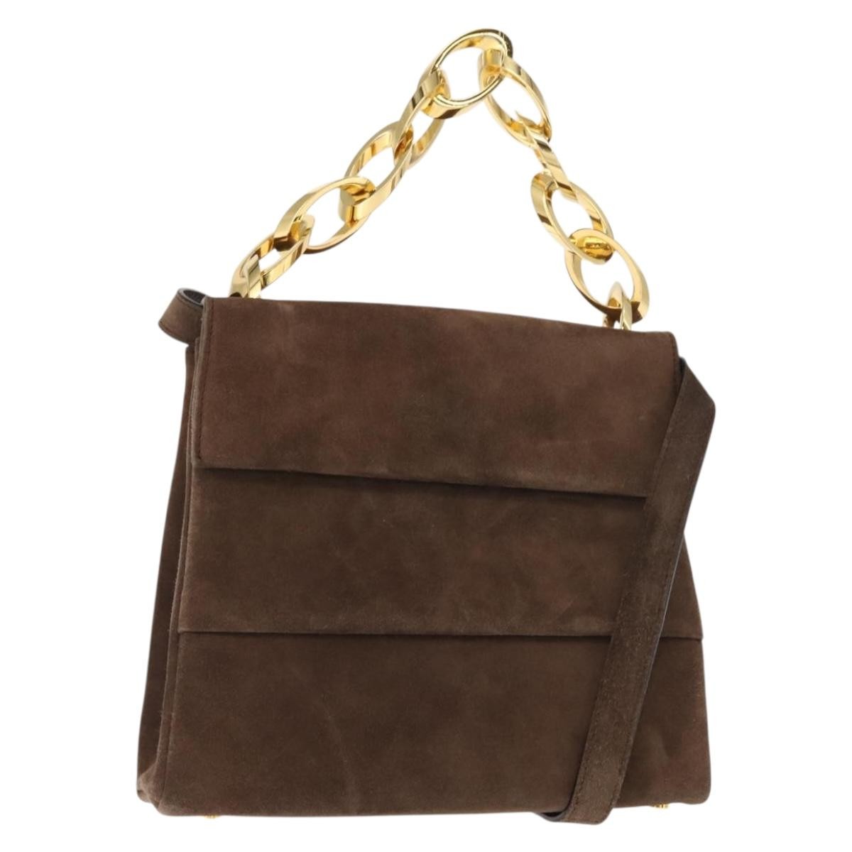 Salvatore Ferragamo Vintage Handbag Suede Product Image