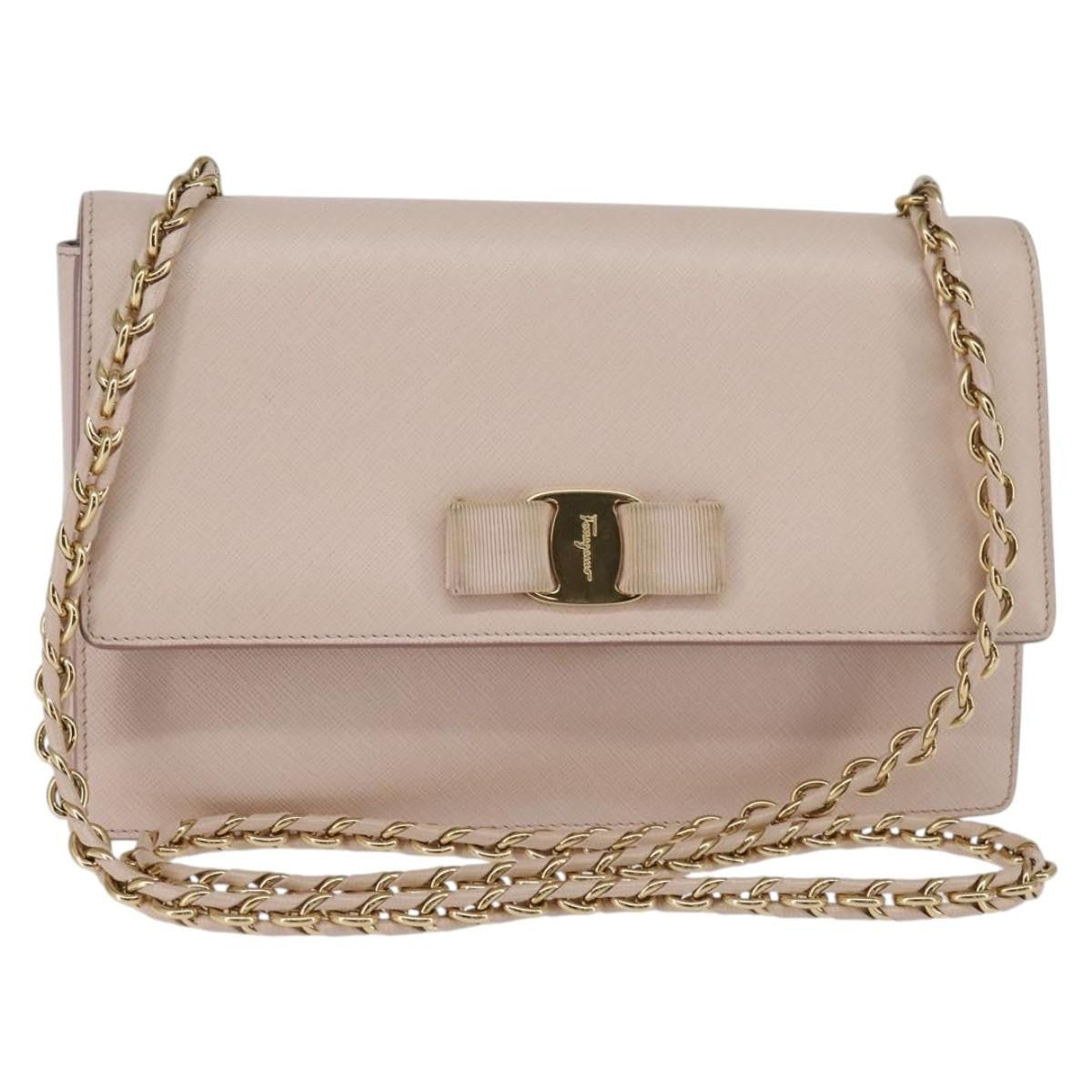 Salvatore Ferragamo Ginny Crossbody Bag Leather Small