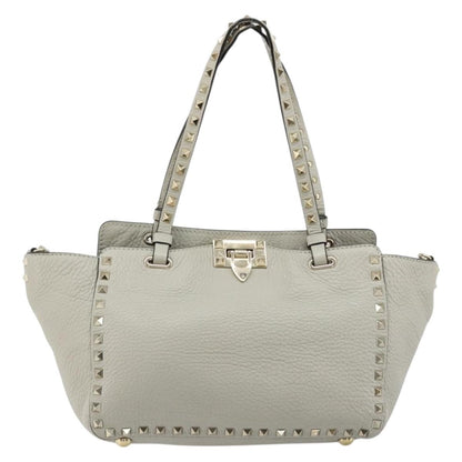 Valentino Garavani Rockstud Tote Textured Leather Medium