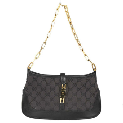 Gucci Vintage Jackie O Chain Hobo GG Canvas Medium