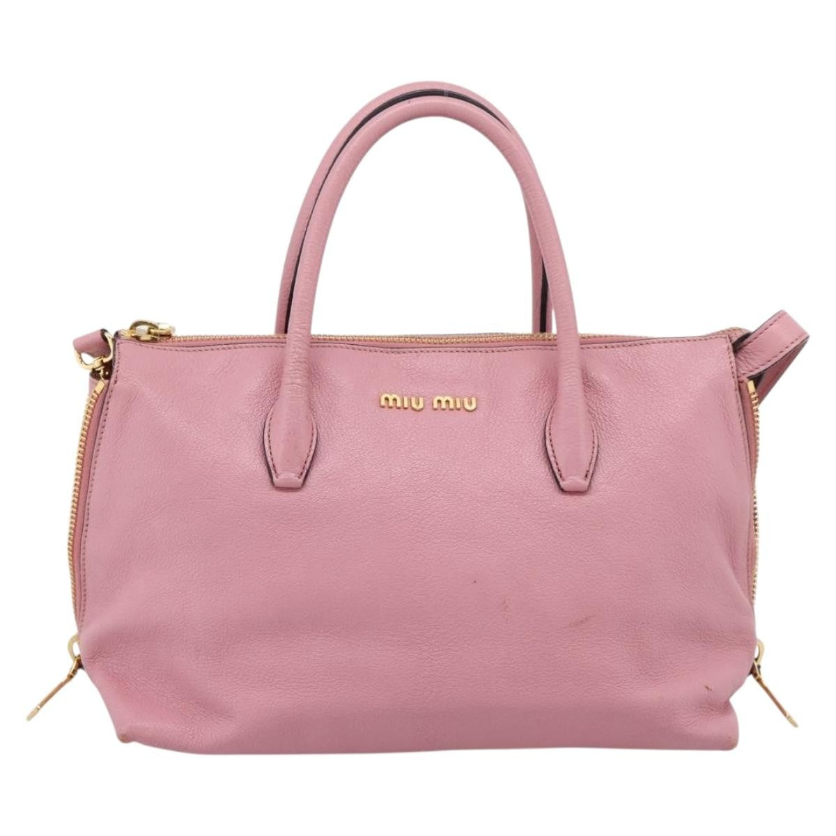 Miu Miu Beau Top Handle Leather Medium