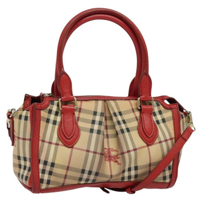 Burberry Pilgrim Satchel Haymarket Coated Canvas Product Image