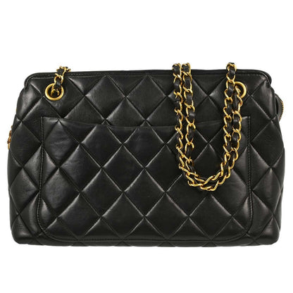 Chanel Vintage Chain Tote Quilted Lambskin Medium