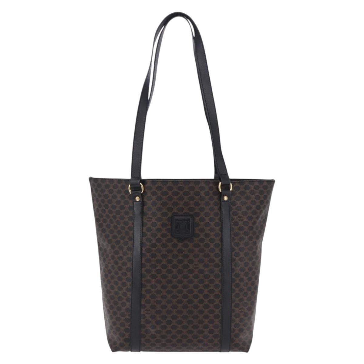 Celine Vintage Macadam Canvas and Leather Product Image