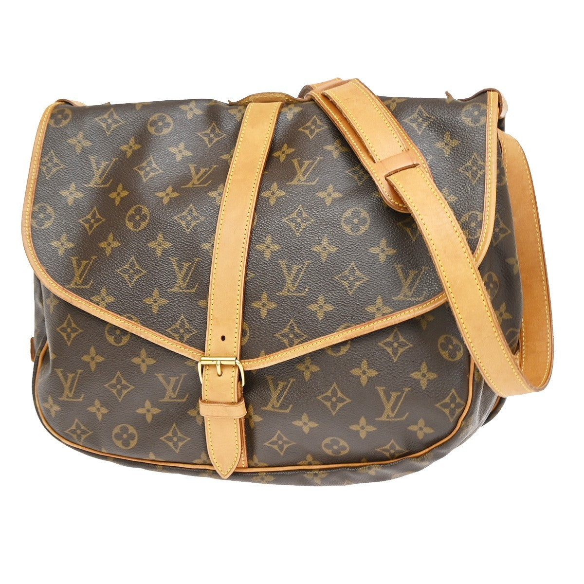 Louis Vuitton Saumur Monogram Canvas 35