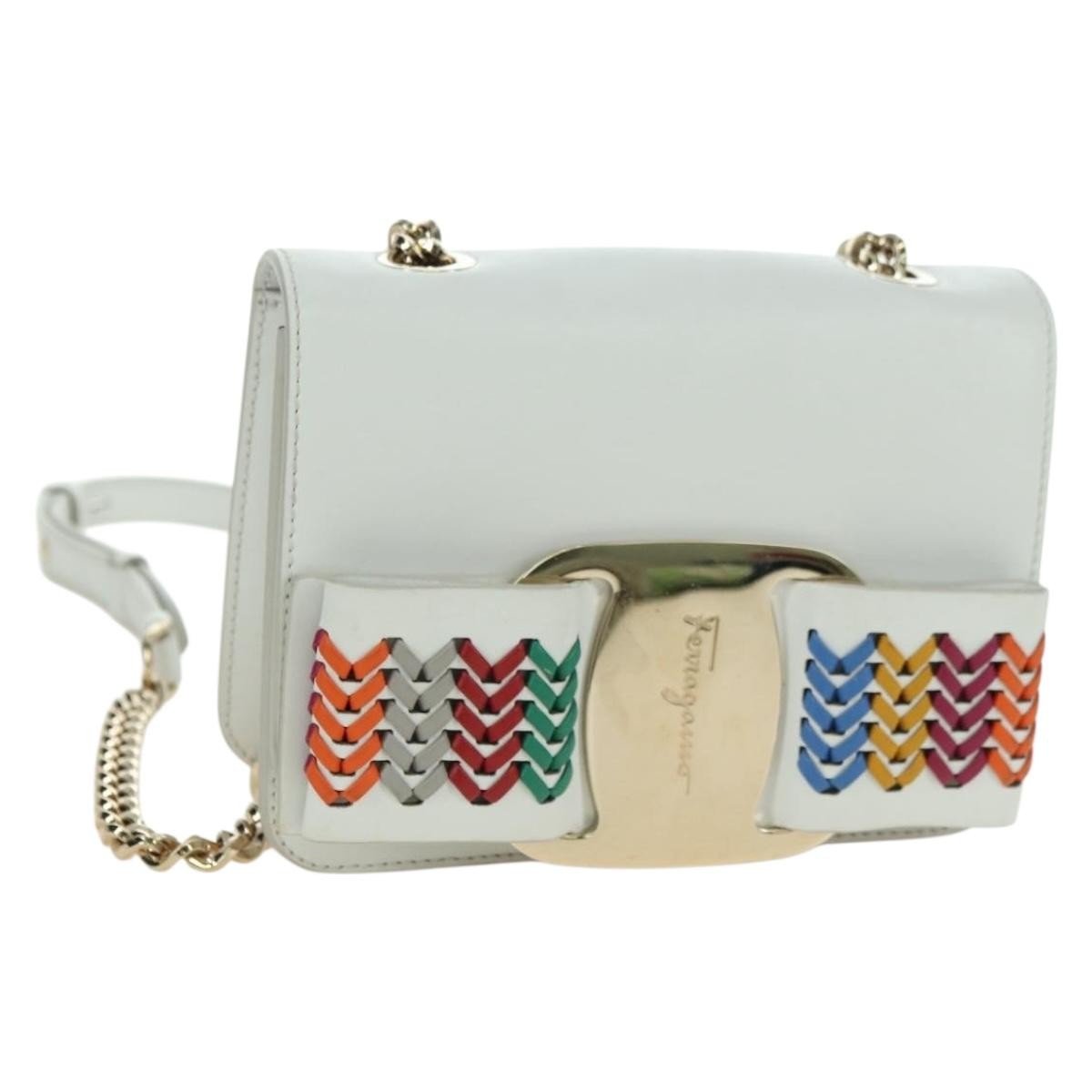 Salvatore Ferragamo Vala Chain Leather Product Image