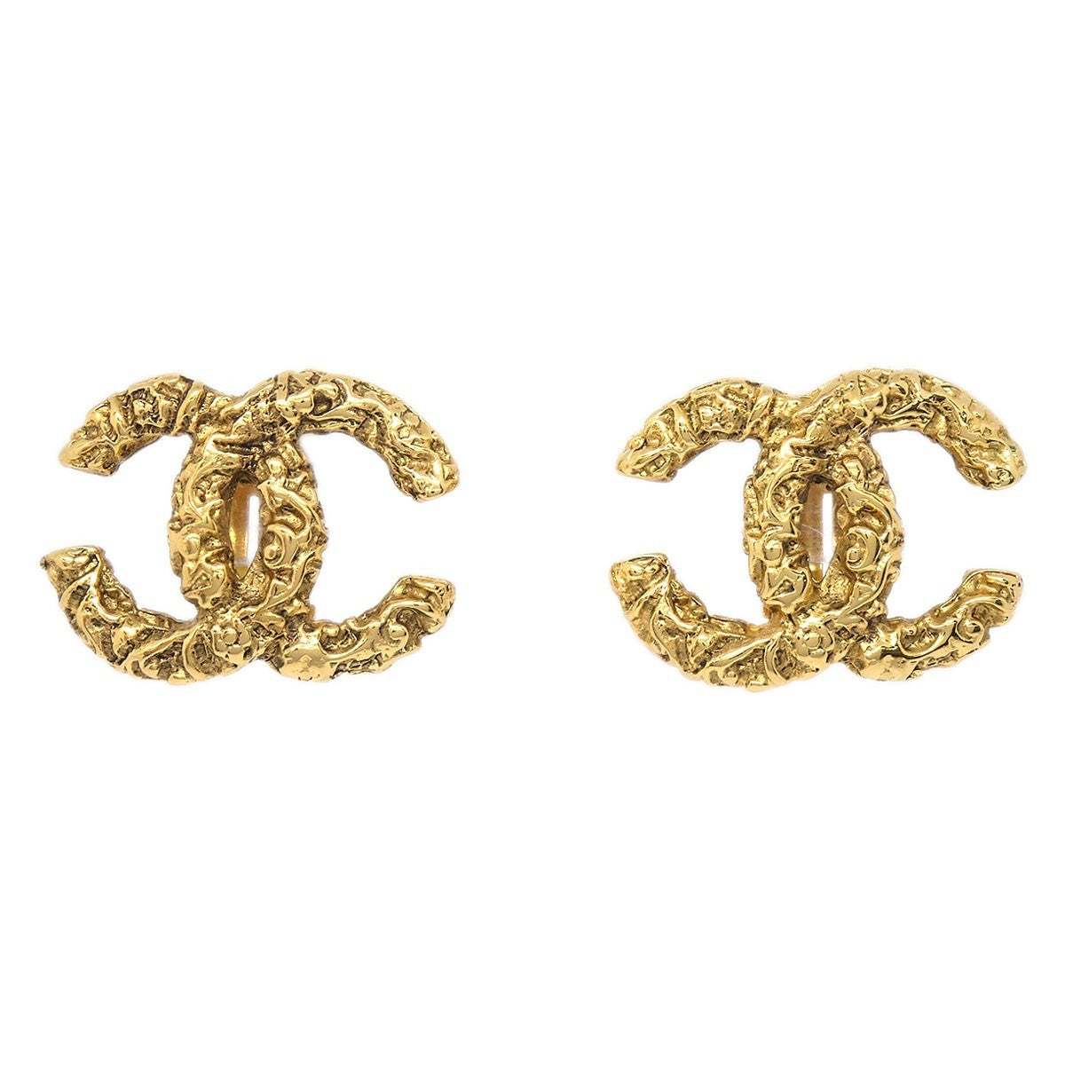 Chanel CC Clip On Earrings Metal Product Image