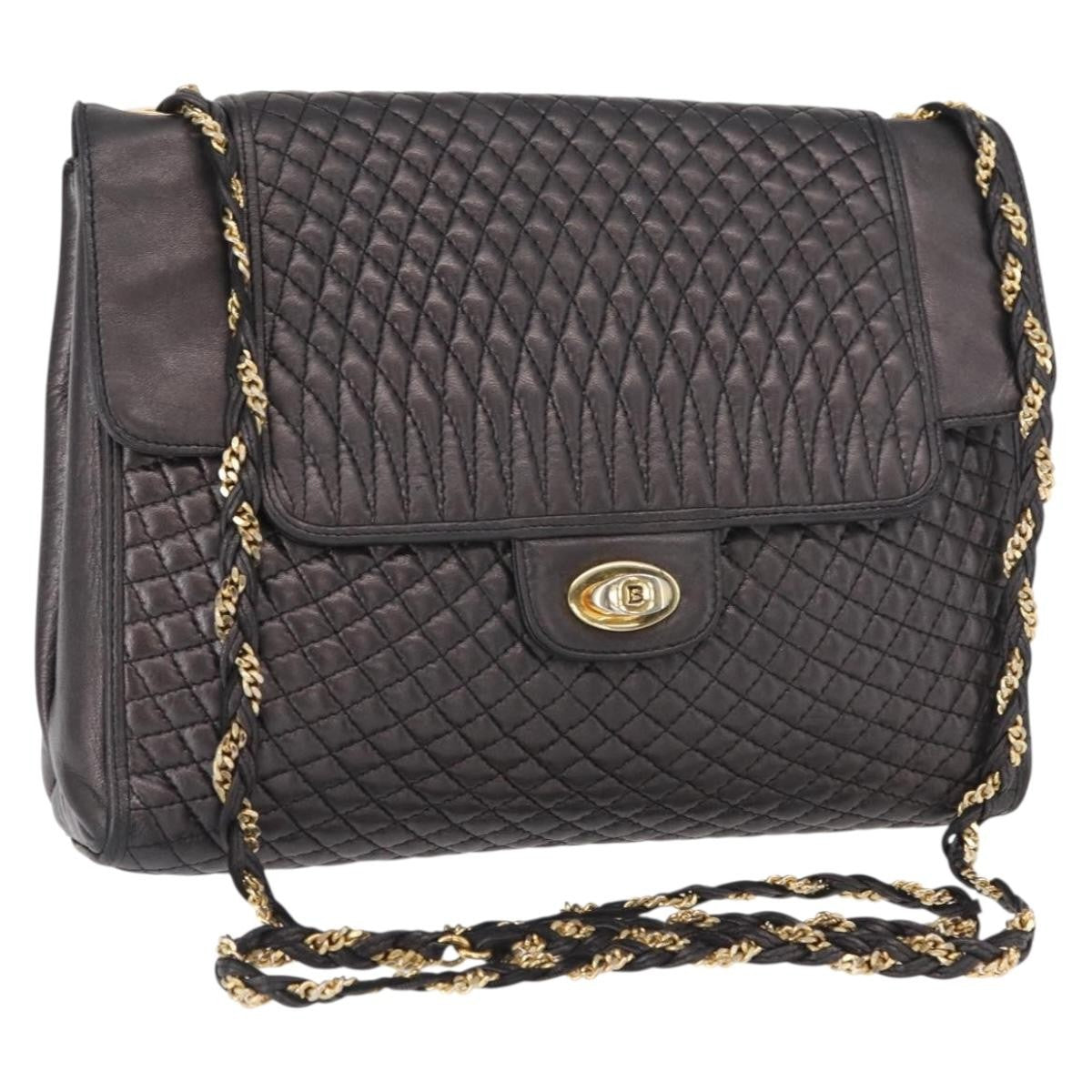 Bally Vintage Chain Quilted Leather Product Image