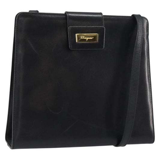 Salvatore Ferragamo Vintage Shoulder Bag Leather Product Image