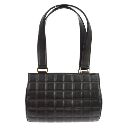 Chanel Chocolate Bar Barrel Quilted Leather Small