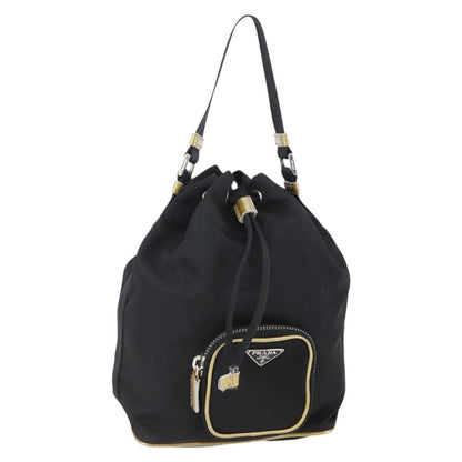 Prada Duet Drawstring Bucket Bag Tessuto Small
