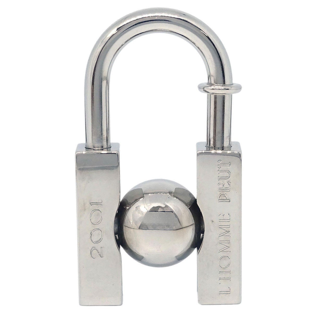 Hermes LHomme Peut Embellir La Terre Cadena Lock Charm Metal Product Image