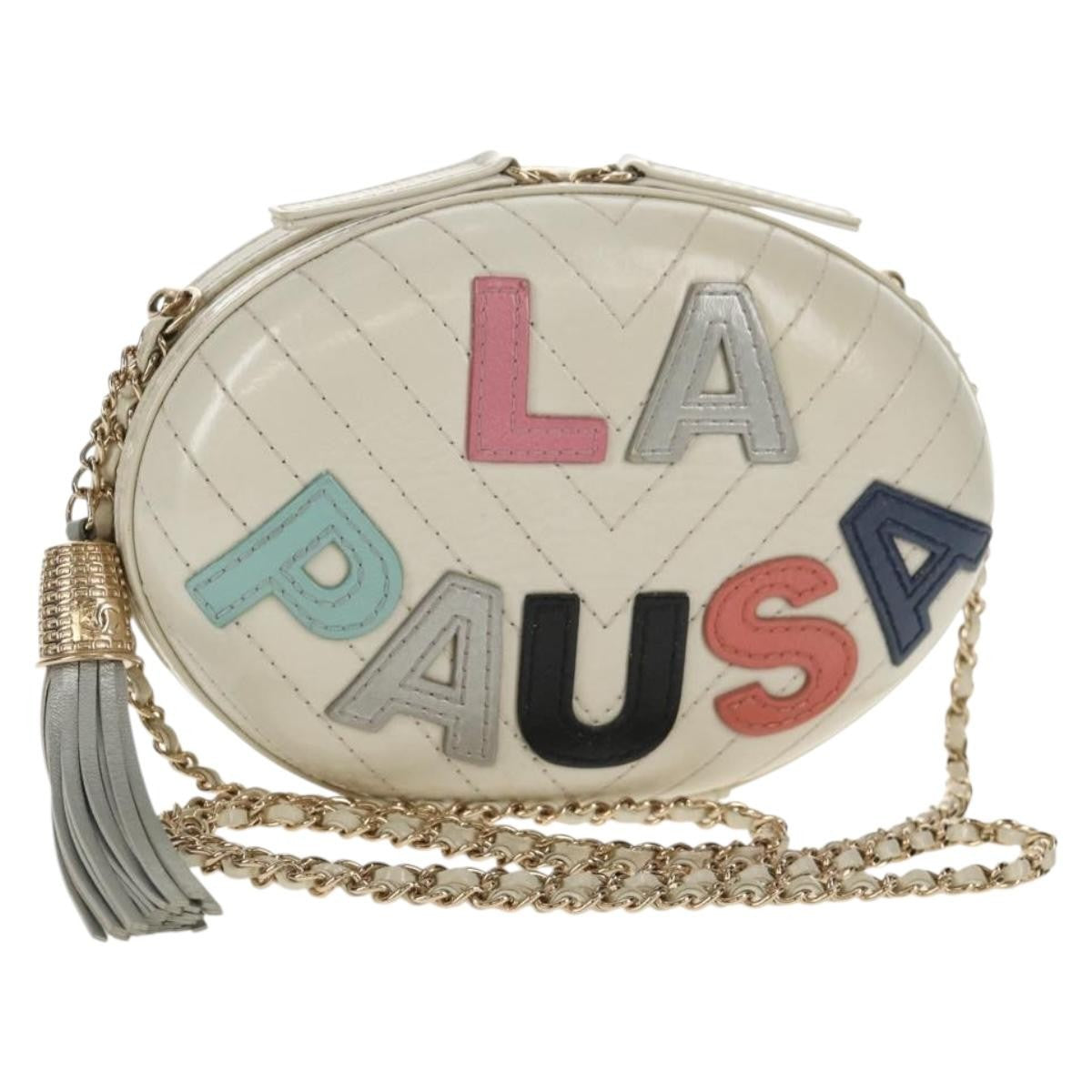 Chanel La Pausa Evening Chevron Lambskin with Applique Product Image