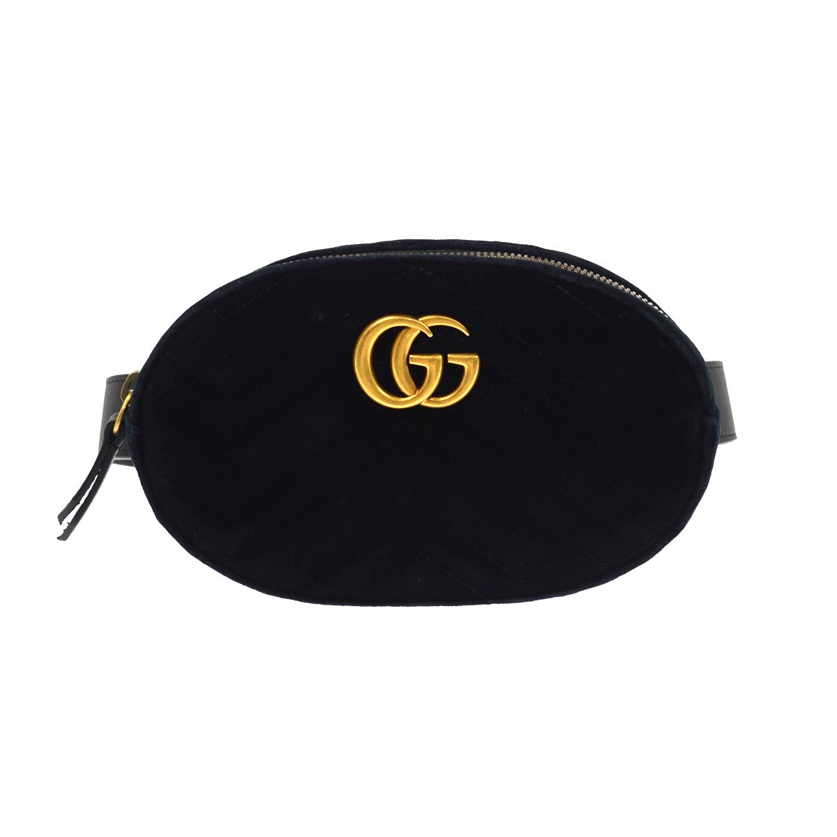 Gucci GG Marmont Belt Embellished Matelasse Velvet Product Image