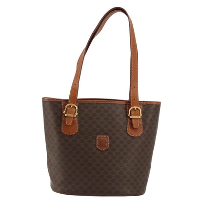 Celine Vintage Macadam Tote bag Canvas and Leather Product Image